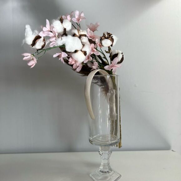 Cotton + Pheasant Fascinator 🐎 Kentucky Derby 🌸 Garden Party 🎉 Soirée - Picture 5 of 7